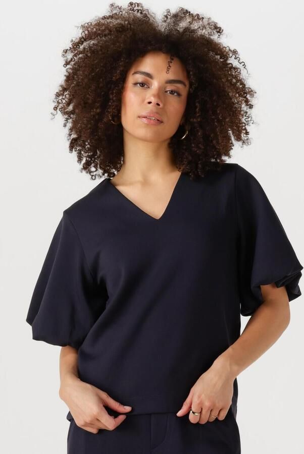 INWEAR Dames Tops & T-shirts Henniehiw Vincent Balloon T-shirt Donkerblauw - Foto 4