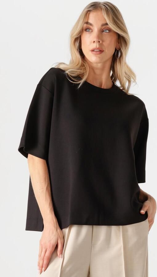InWear Oversized T-Shirt met Ellebooglengte Mouwen Black Dames - Foto 6