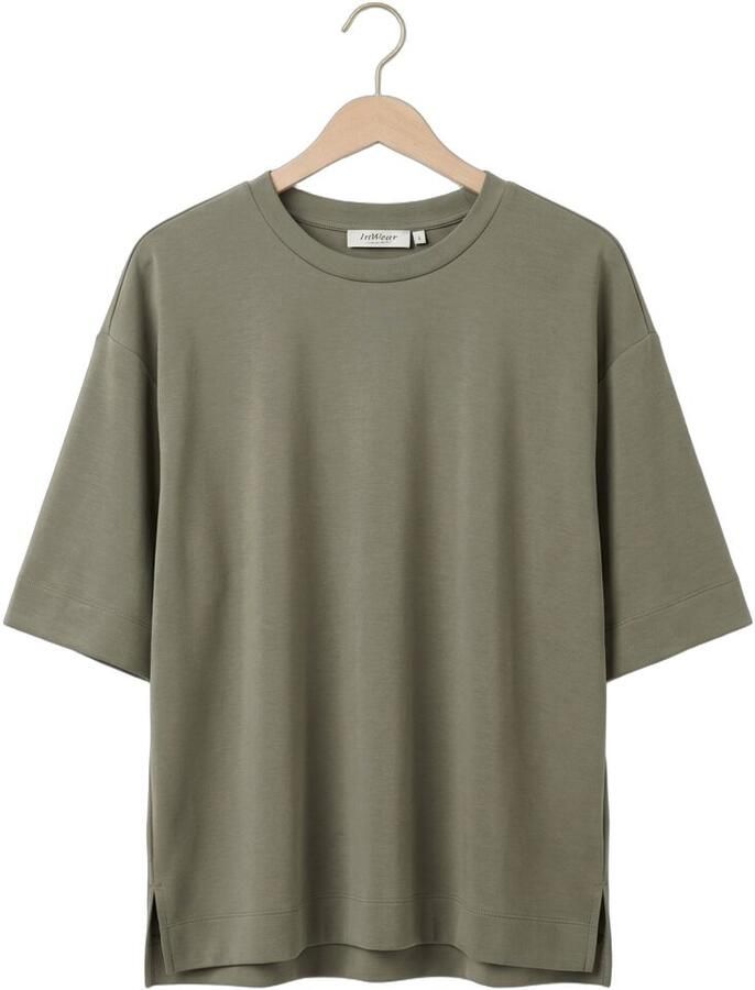 INWEAR Dames Tops & T-shirts Pannieiw Oversize Tshirt Olijf - Foto 2