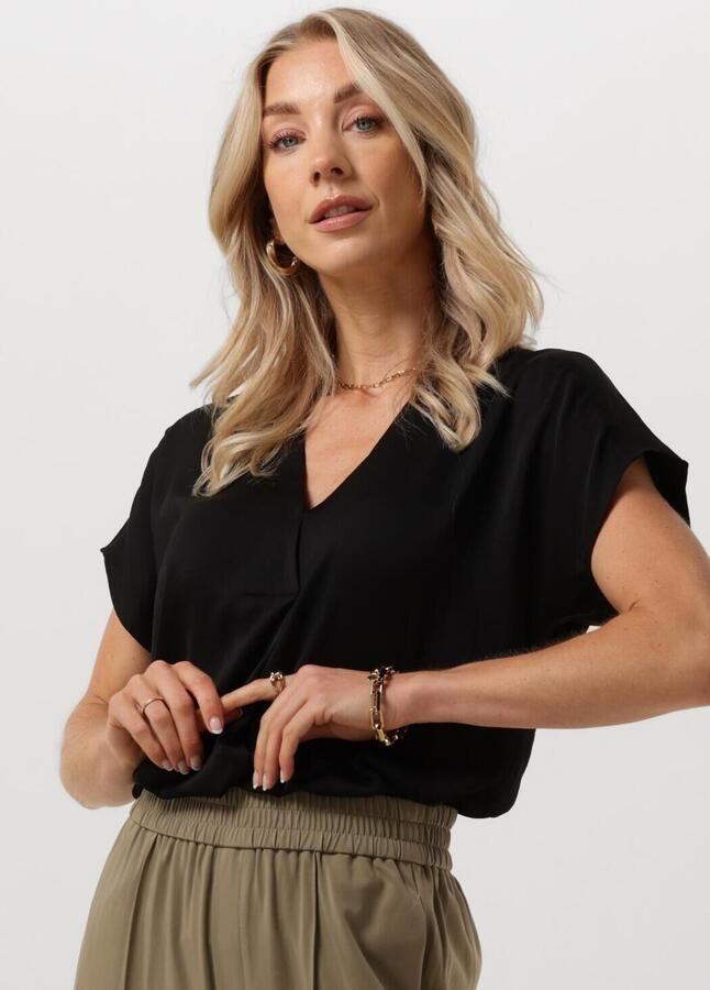 InWear Ruimvallende Korte Mouw Blouses en Overhemden Ruimvallende Tops en Overhemden Blouse overhemd Black Blue Gray White Dames - Foto 8