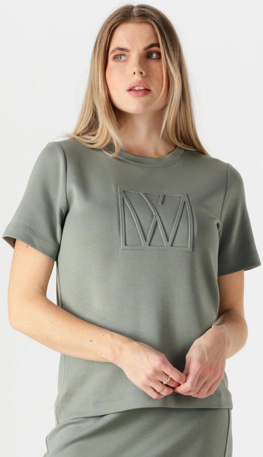INWEAR Dames Tops & T-shirts Vincentiw Logo Tshirt Groen - Foto 4