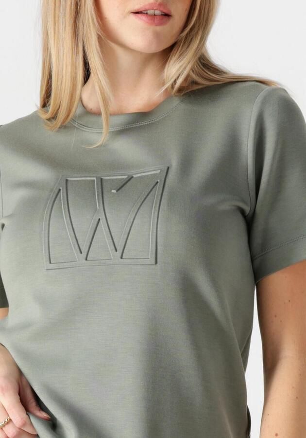 INWEAR Dames Tops & T-shirts Vincentiw Logo Tshirt Groen - Foto 2