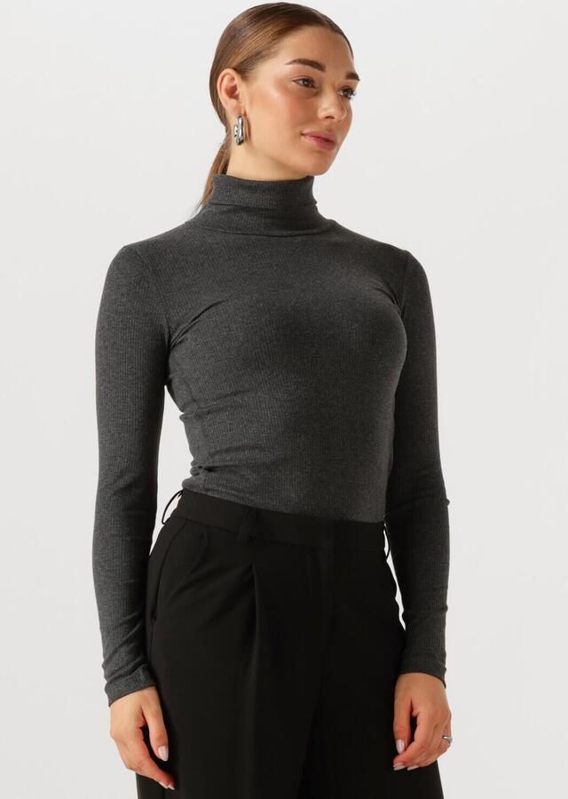INWEAR Dames Truien & Vesten Dagnaiw Rollneck Melange Ls Donkergrijs - Foto 4