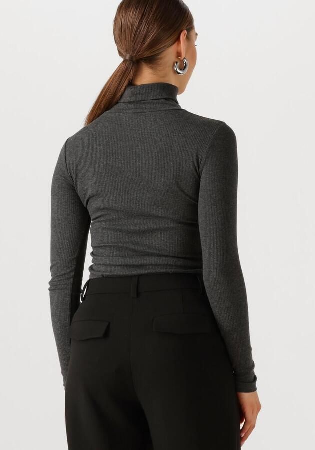 INWEAR Dames Truien & Vesten Dagnaiw Rollneck Melange Ls Donkergrijs - Foto 2