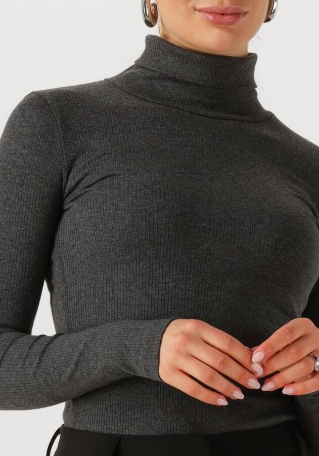 INWEAR Dames Truien & Vesten Dagnaiw Rollneck Melange Ls Donkergrijs