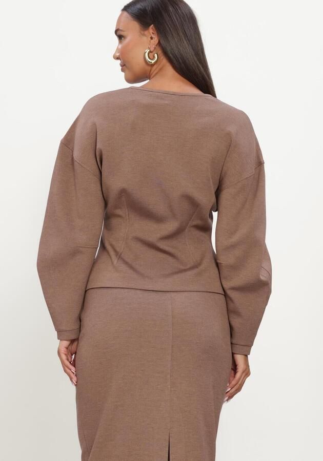 INWEAR Dames Truien & Vesten Fariiw Vincentiw Mel Jacket Bruin - Foto 3
