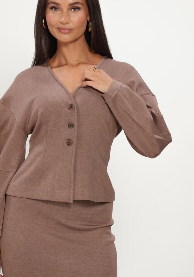 INWEAR Dames Truien & Vesten Fariiw Vincentiw Mel Jacket Bruin - Foto 4