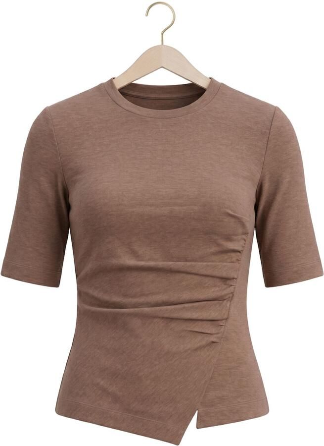 INWEAR Dames Truien & Vesten Fariiw Vincentiw Mel Tshirt Bruin - Foto 2