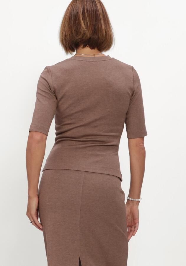 INWEAR Dames Truien & Vesten Fariiw Vincentiw Mel Tshirt Bruin - Foto 3