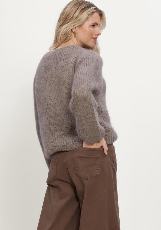 INWEAR Dames Truien & Vesten Jetraiw Pullover Taupe - Foto 3