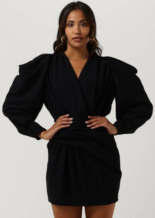 IRO Rixton wrap mini -jurk Zwart Dames