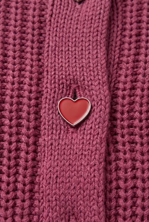 JACKY SUE Meisjes Truien & Vesten Lovi Hand Knitted Cardigan Roze - Foto 2