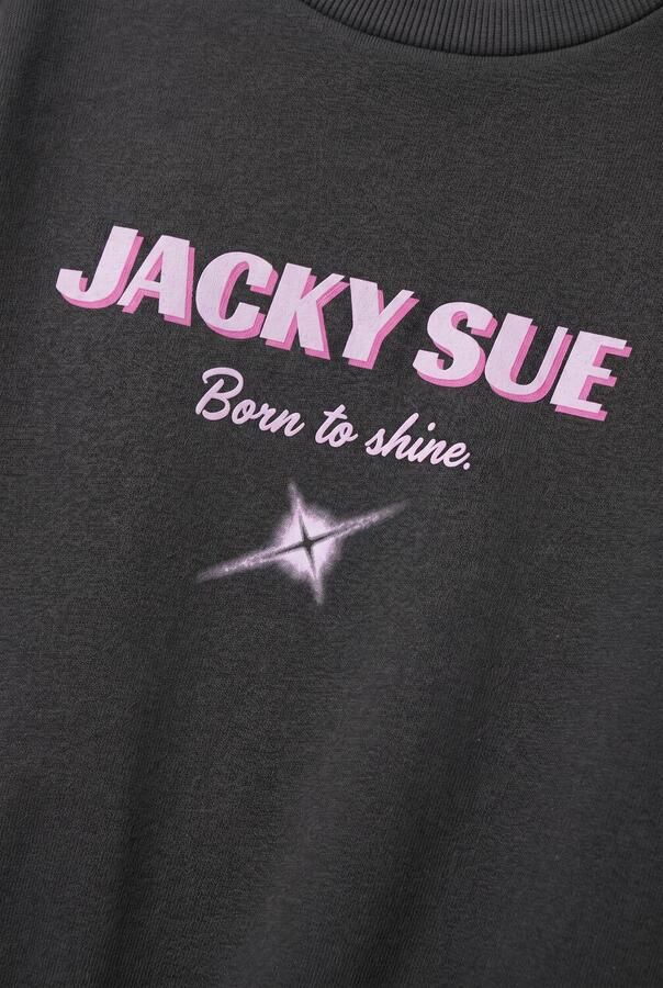 JACKY SUE Meisjes Truien & Vesten Shine Sweater Donkergrijs - Foto 2