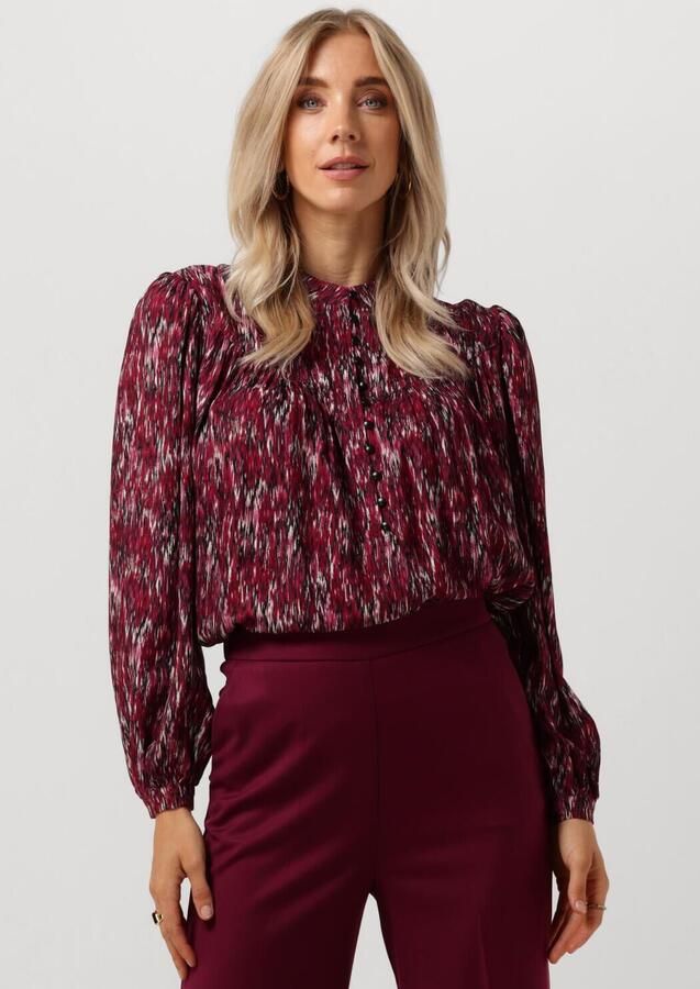 JANICE Dames Blouses Blouse Dames Viscose Miles Paars - Foto 4