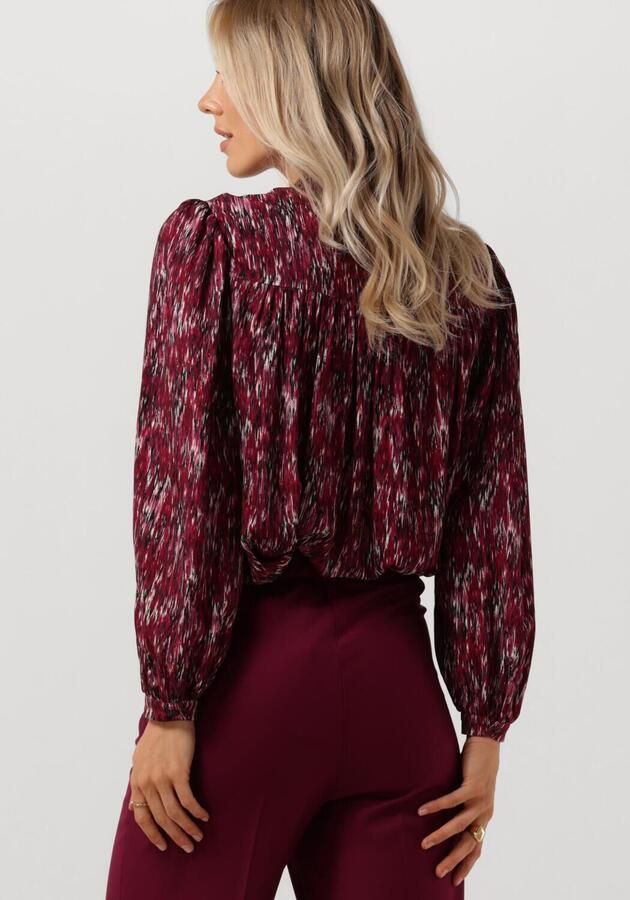 JANICE Dames Blouses Blouse Dames Viscose Miles Paars - Foto 2