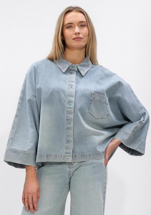 JANICE Dames Blouses Carl Lichtblauw
