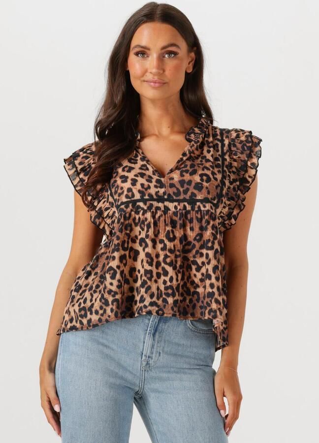 JANICE Dames Blouses Carson Bruin - Foto 4