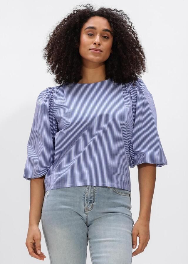 JANICE Dames Blouses Elian Blauw