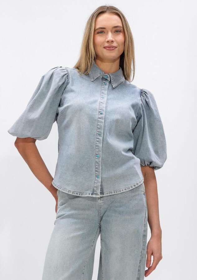 JANICE Dames Blouses Lars Lichtblauw