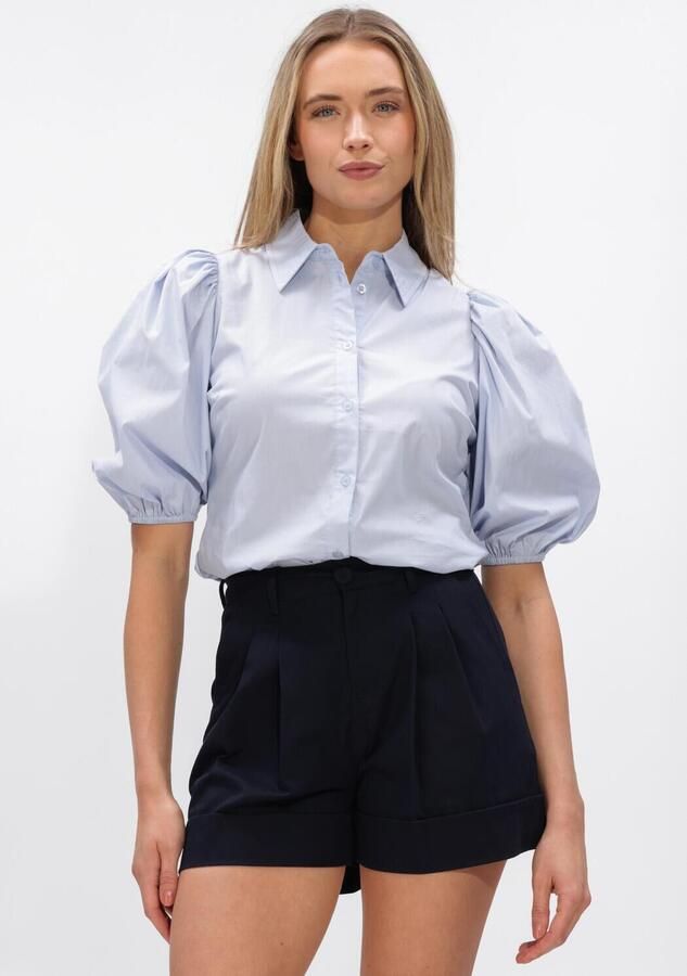 JANICE Dames Blouses Lars Tweed Lichtblauw