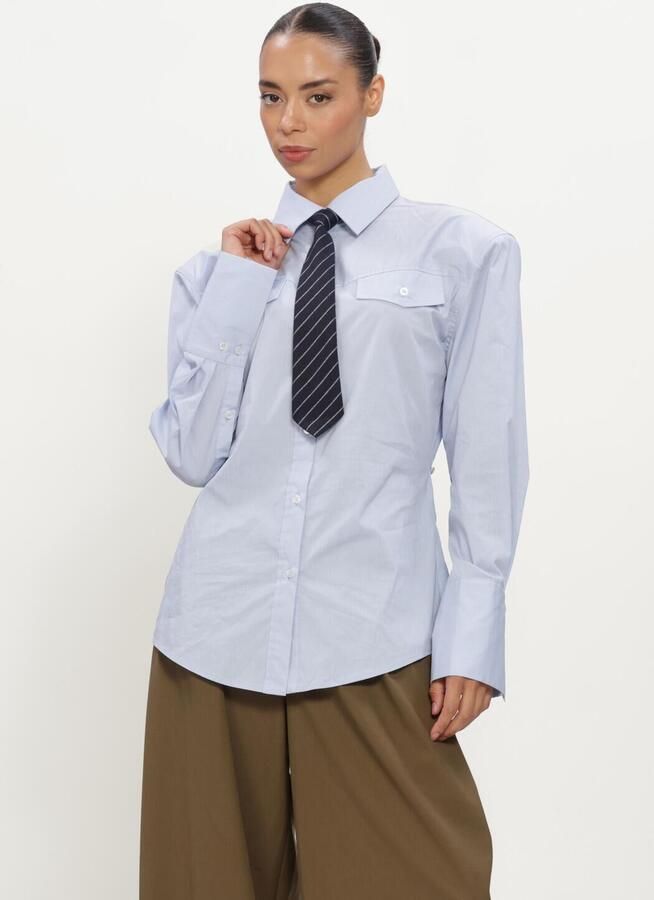 JANICE Dames Blouses Rix Lichtblauw