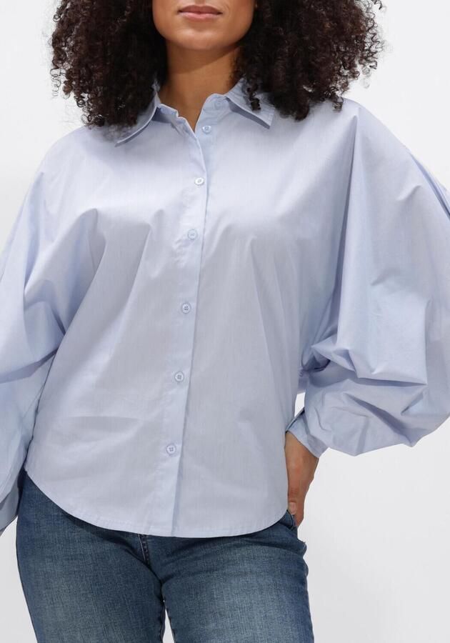 JANICE Dames Blouses Stone Lichtblauw - Foto 4