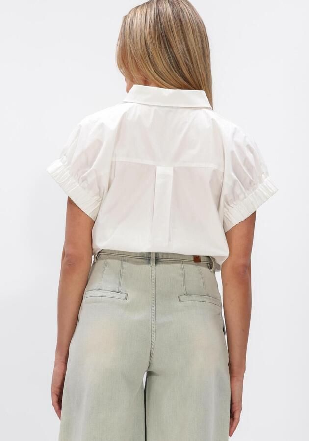 Janice Mouwloze poplin blouse Yaro wit - Foto 2