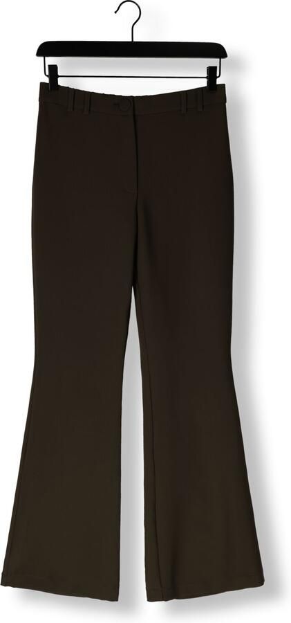 JANICE Dames Broeken Flared Broek Dames Tyrone Groen - Foto 3