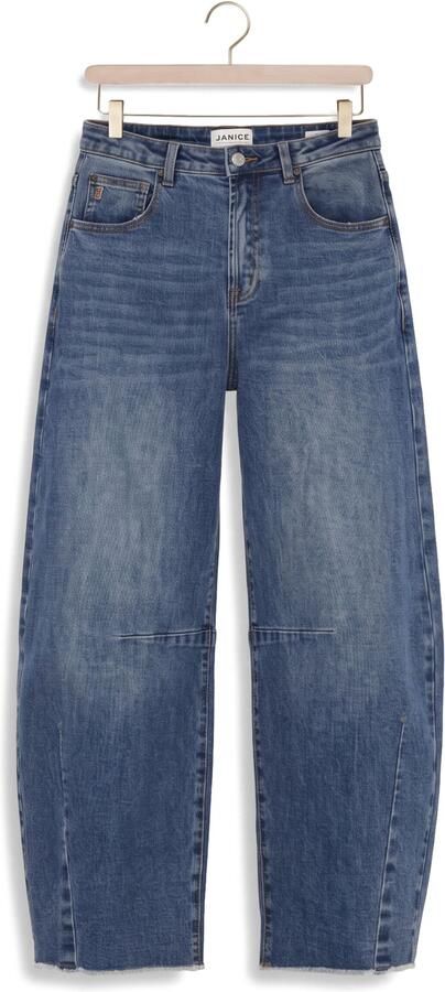 JANICE Dames Jeans Billy Blauw - Foto 4