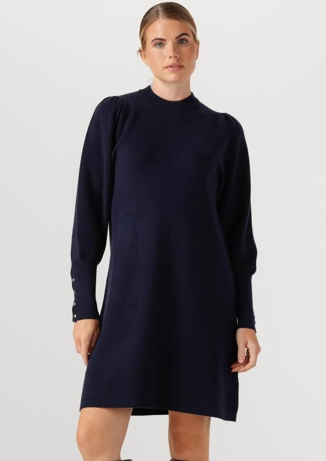 Janice Zacht gebreide jurk Clay blauw - Foto 4