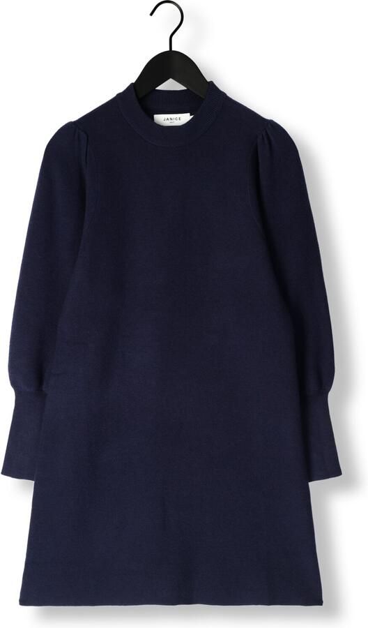 Janice Zacht gebreide jurk Clay blauw - Foto 3