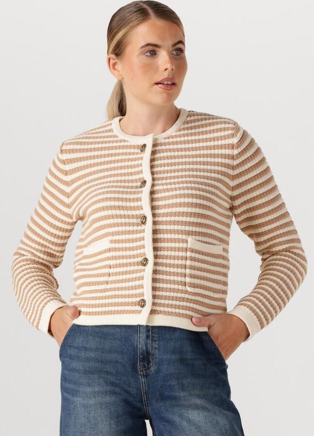 JANICE Dames Truien & Vesten Jimm Beige - Foto 4