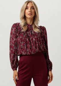 Janice Paarse Blouse Dames Viscose Miles