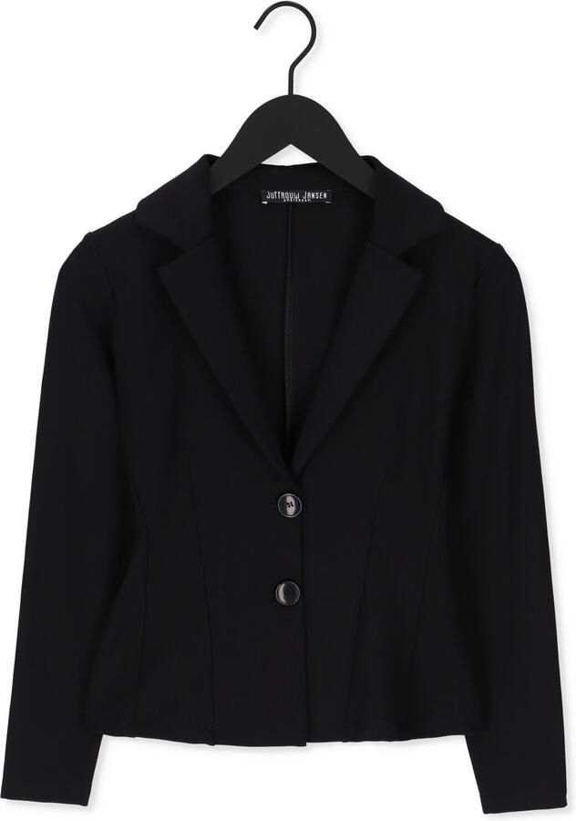 JANSEN Amsterdam aansluitende blazer Riki zwart