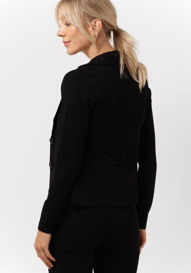 JANSEN Amsterdam aansluitende blazer Riki zwart - Foto 3