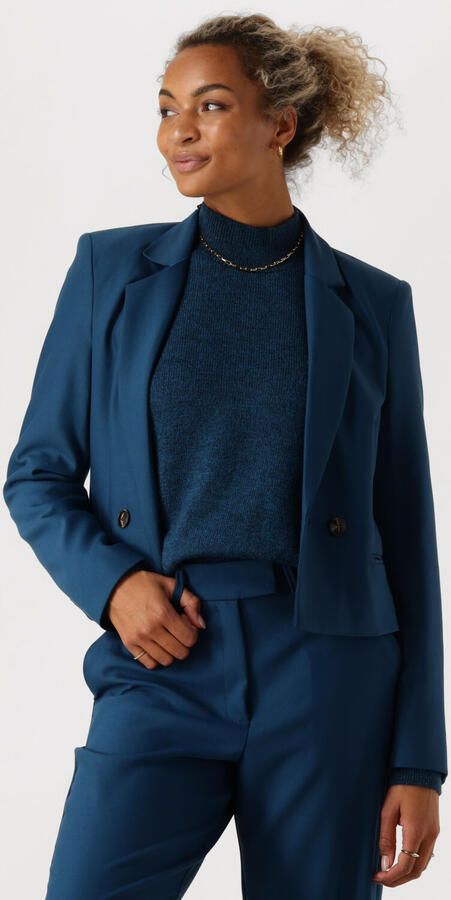JANSEN AMSTERDAM Dames Blazers Wtq267 Blazer Bowie Blauw - Foto 4