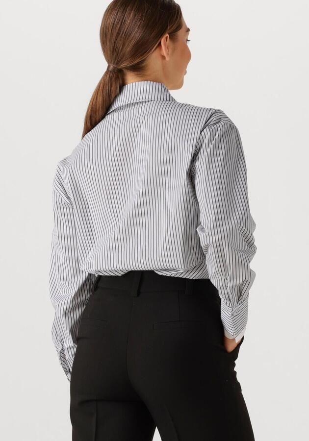 JANSEN AMSTERDAM Dames Blouses Alexis Blouse Cs1 718 Sequin Plaquet Wit - Foto 2