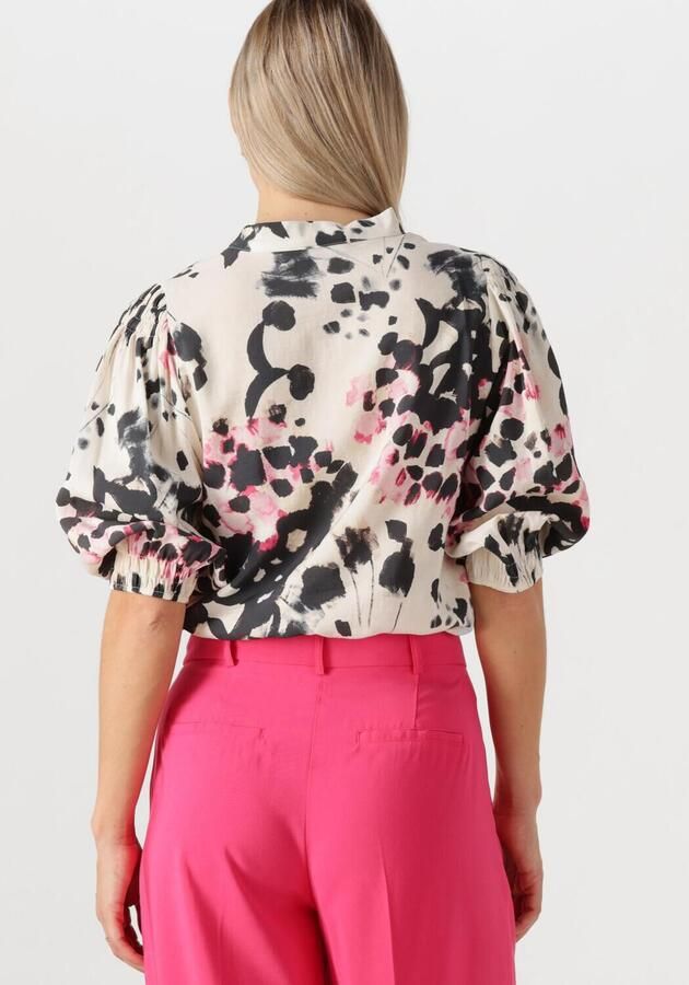 JANSEN AMSTERDAM Dames Blouses Manon Blouse Wam 199 3 4 Puffed Sleeve Multi - Foto 3