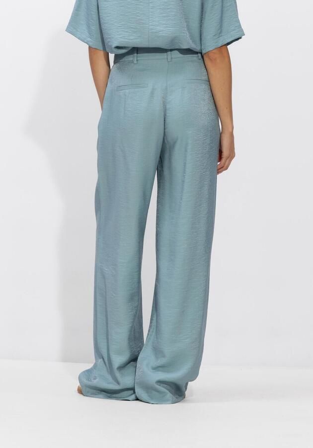 JANSEN AMSTERDAM Dames Broeken Dara Broek Ws 420 Long Wide Mint - Foto 2