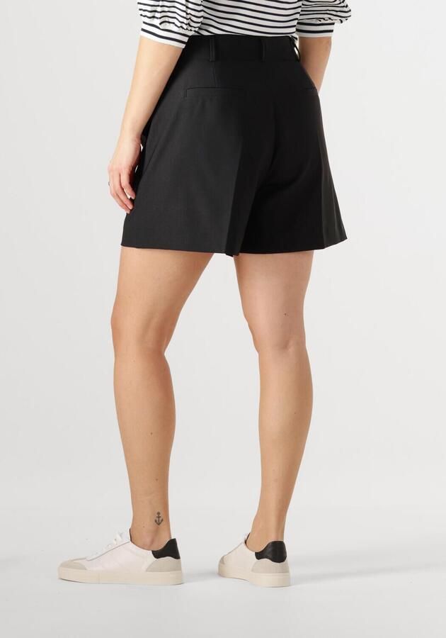 JANSEN AMSTERDAM Dames Broeken Mylena Short Wtq 441 Bandpleat Zwart - Foto 2