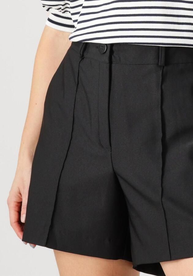 JANSEN AMSTERDAM Dames Broeken Mylena Short Wtq 441 Bandpleat Zwart - Foto 3
