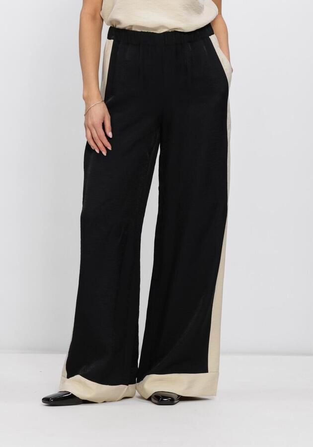 JANSEN AMSTERDAM Dames Broeken Olene Broek Cb 422 Color Block Elastic Waist Multi