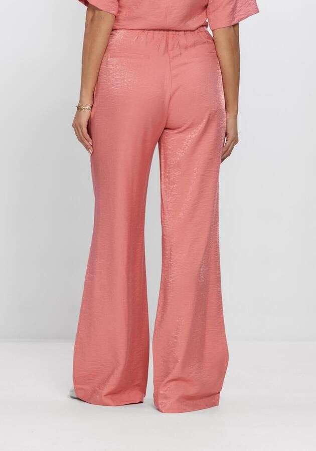 JANSEN AMSTERDAM Dames Broeken Orelie Broek Ws 420 Long Wide Without Wasitband Elastic At Back Roze - Foto 2