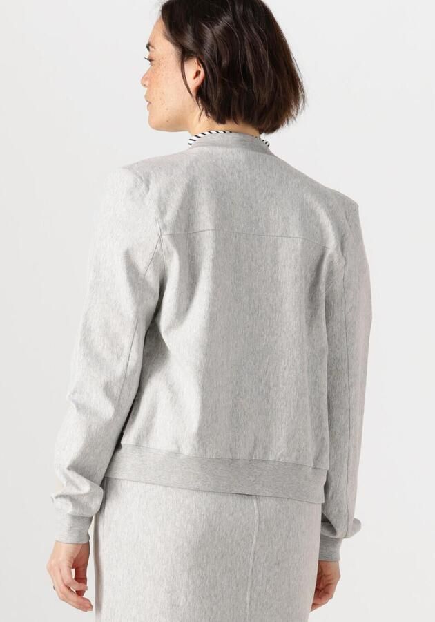 JANSEN AMSTERDAM Dames Jassen Goldie Jasje Hvm 274 Bomber Long Sleeve Lichtgrijs - Foto 2