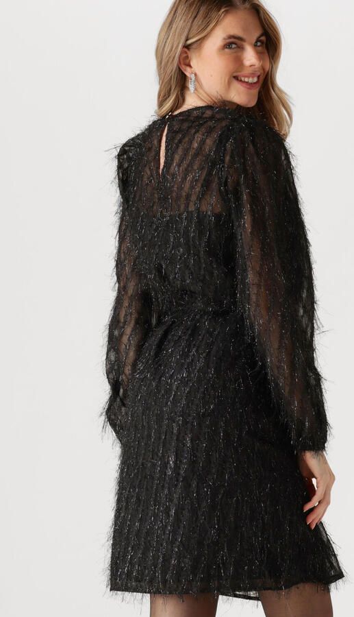 JANSEN AMSTERDAM Dames Jurken Ff559 Jurk Zwart - Foto 3