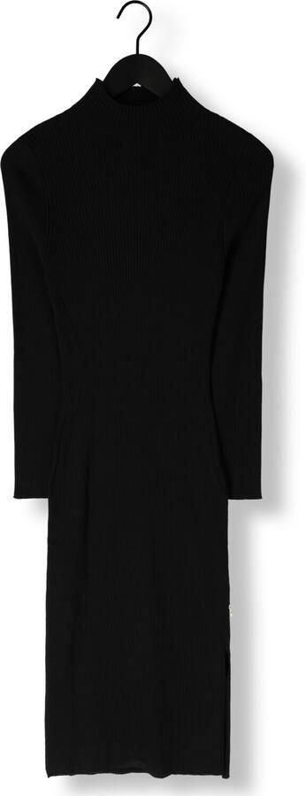 JANSEN AMSTERDAM Dames Jurken Fn547 Jurk Brenna Zwart - Foto 3