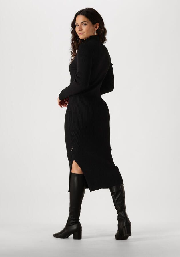 JANSEN AMSTERDAM Dames Jurken Fn547 Jurk Brenna Zwart