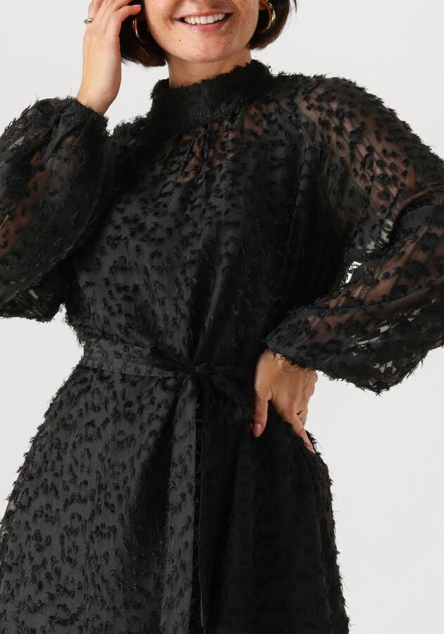 JANSEN Amsterdam semi-transparante halter jurk CELINE zwart - Foto 1