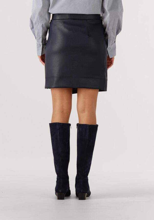 JANSEN AMSTERDAM Dames Rokken Cara Rok Cs 769 Short Overlap Rhinestones Donkerblauw - Foto 2