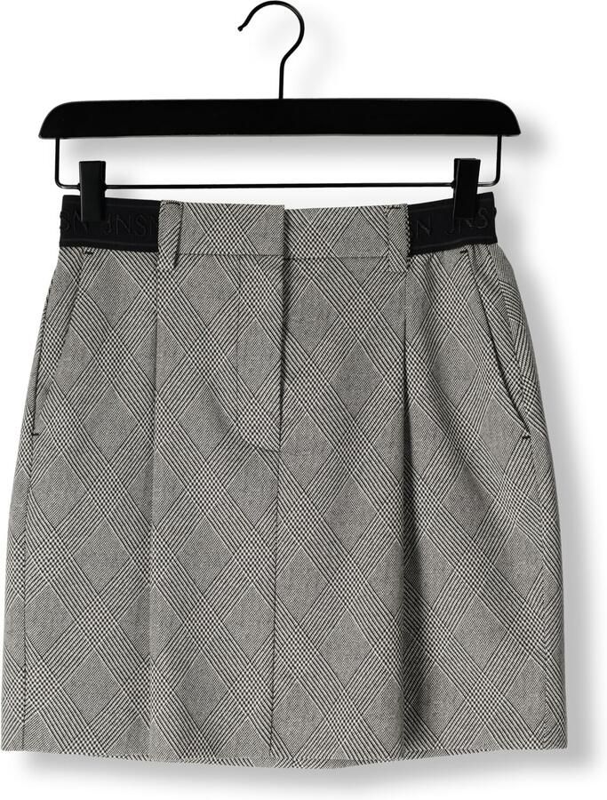 JANSEN AMSTERDAM Dames Rokken Dani Rok Wsc 693 Kort Grijs